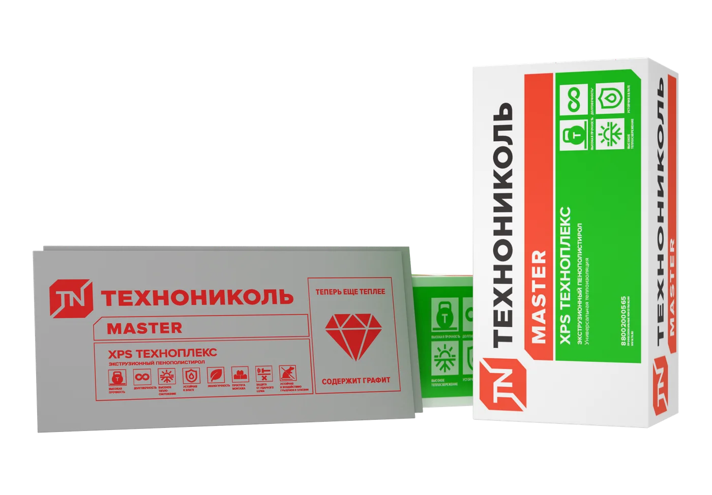 Пенополистирол экструзионный ТЕХНОПЛЕКС (1180х580х40, 10шт; 0,27376м3/уп)