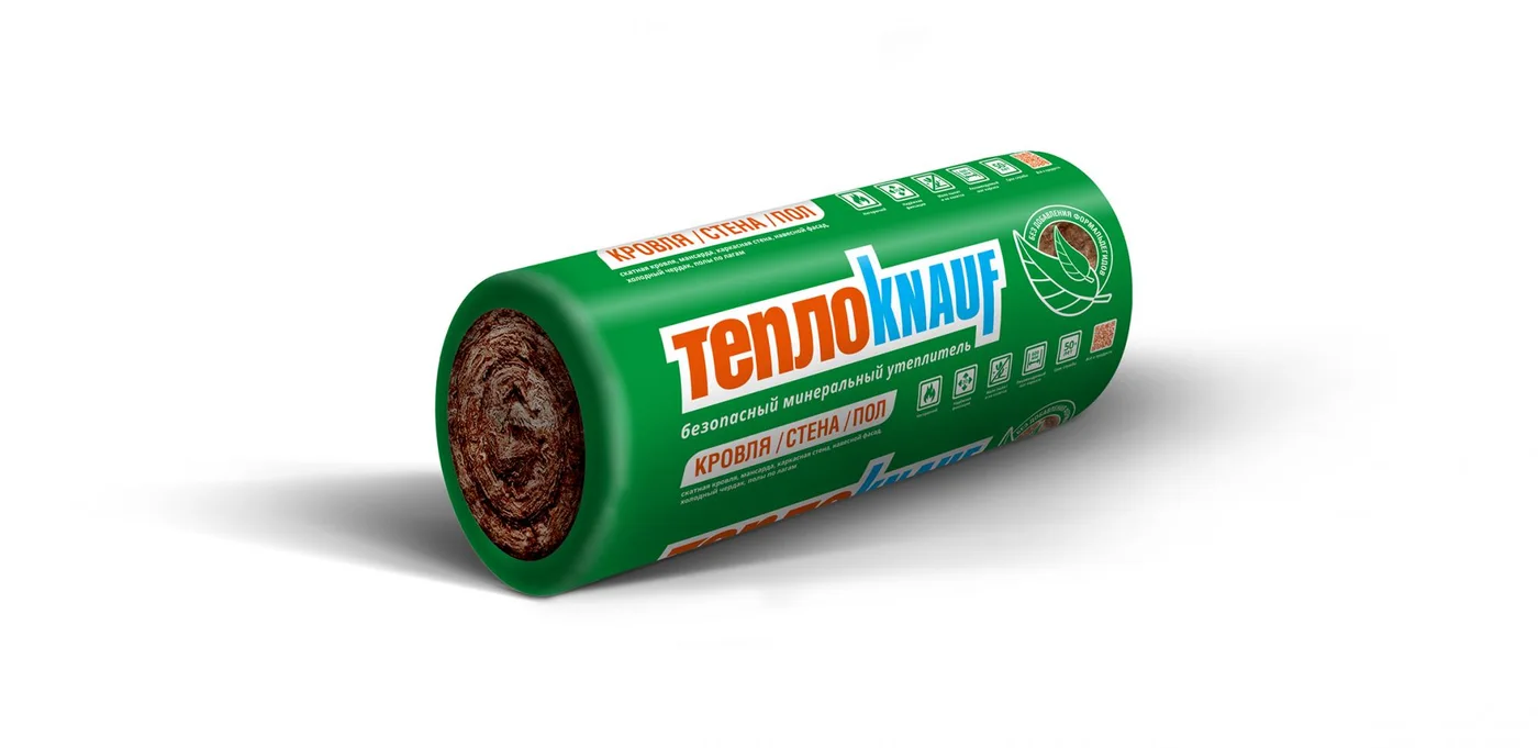 Минеральная вата Knauf Insulation для КРОВЛИ Аквастатик TR037 (5500x1220x150, 1шт, 1,007м3/уп) (24шт/п)