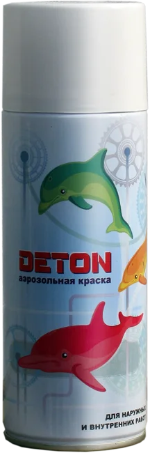 Эмаль аэрозольная алкидная атмосферостойкая DETON UNIVERSAL, вишня RAL 3011, 520мл