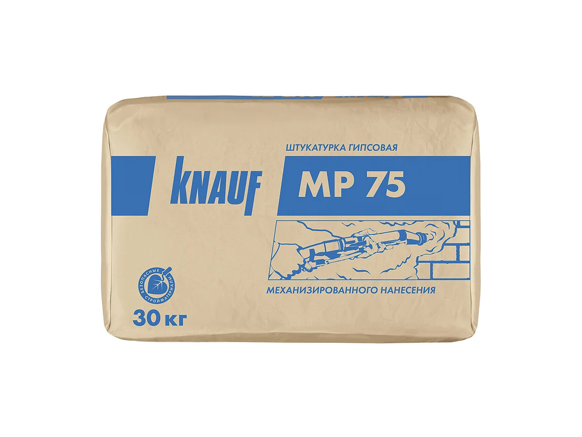 Штукатурка гипсовая МШ KNAUF MP-75, 30кг
