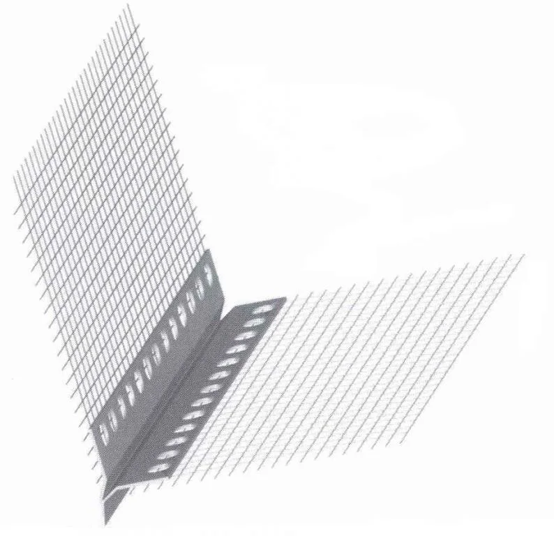 Профиль-капельник ПВХ с армирующей сеткой 125*125*2500мм