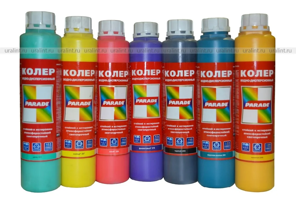 Колер Parade №209, Алый, 0,75л