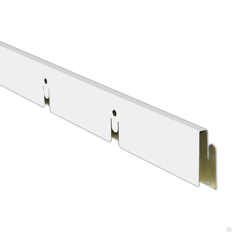 Направляющая Profi 600*75*75*40мм 3306 (белый матовый Эконом) D3 алюм.0,35мм