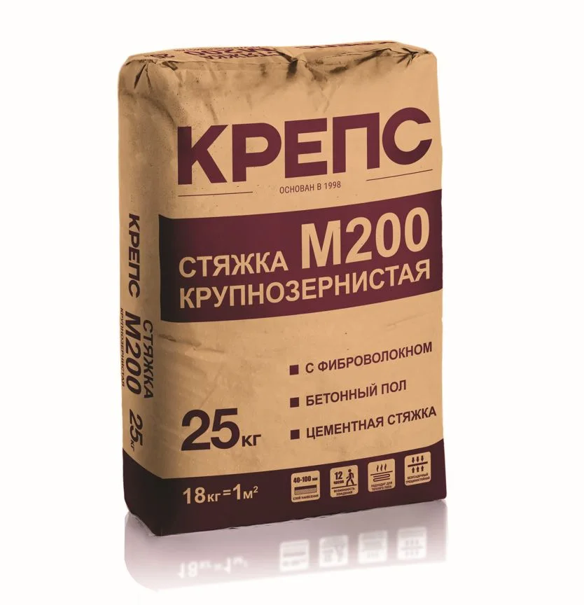 Стяжка пола Крепс М-200, 25кг (56шт/пал)