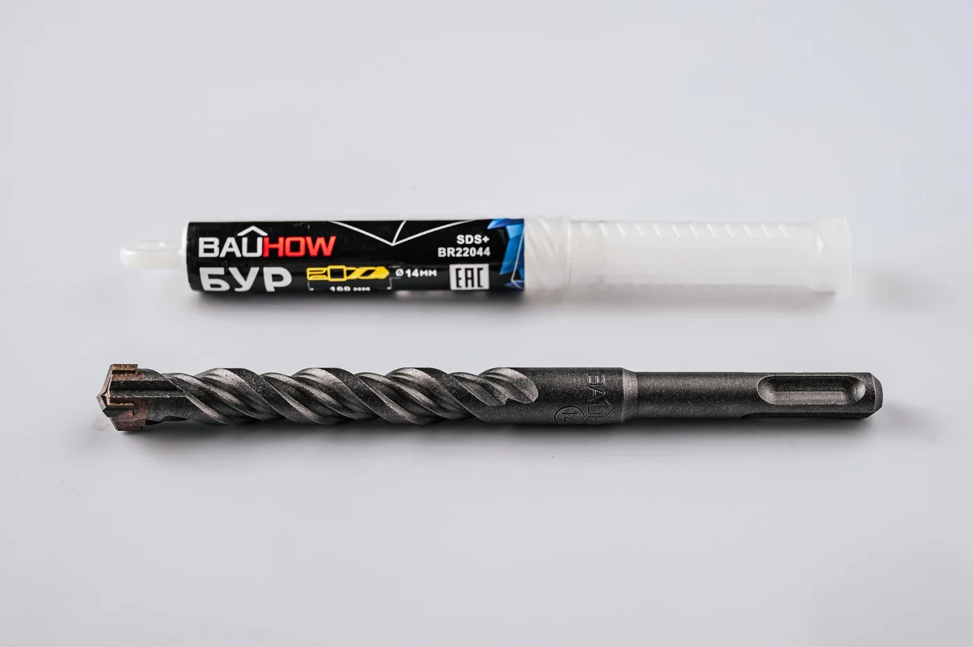 Бур SDS-Plus 14х160мм (110мм) четырехгранный BAUHOW