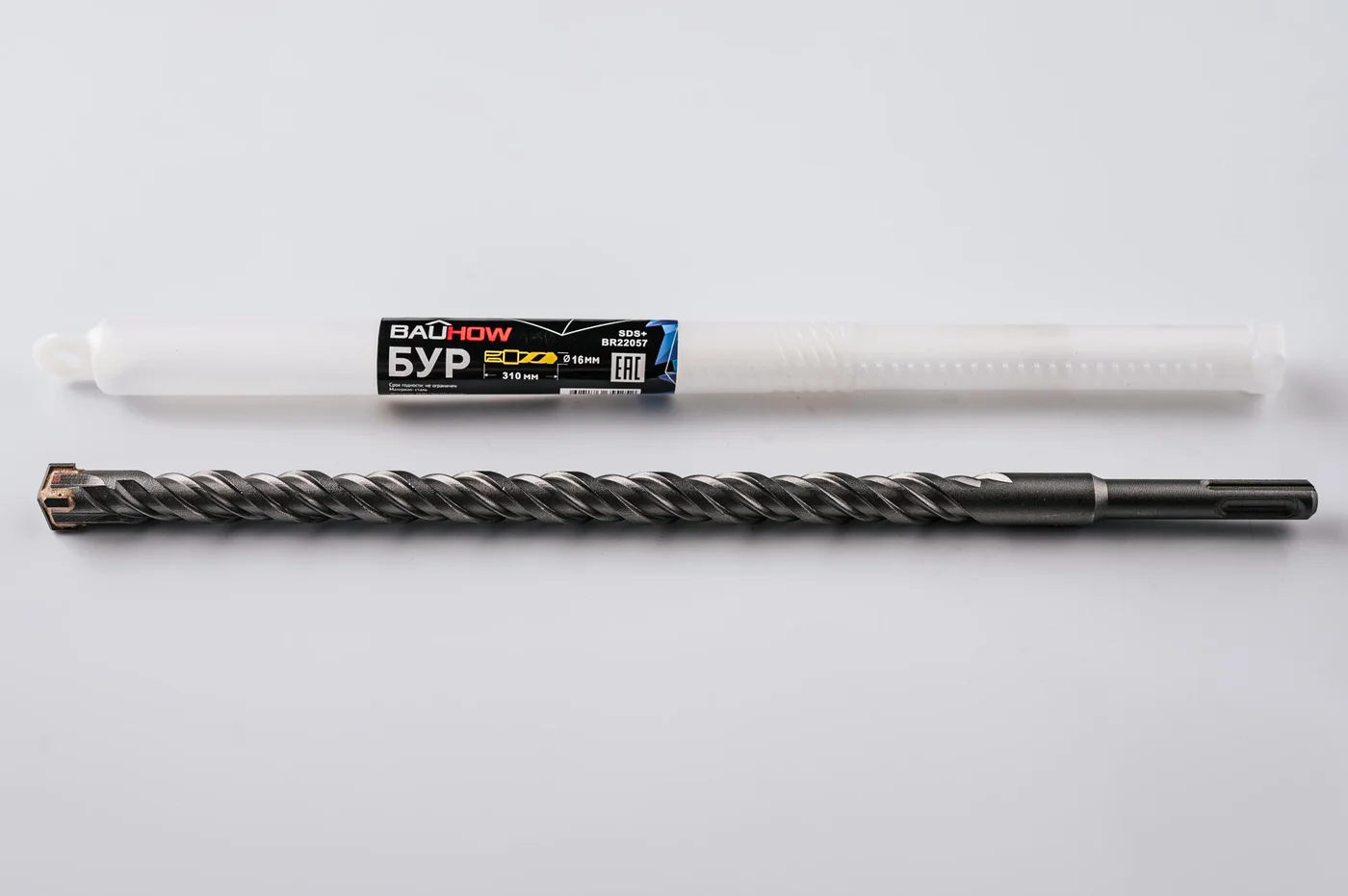 Бур SDS-Plus 16х310мм (250мм) четырехгранный BAUHOW