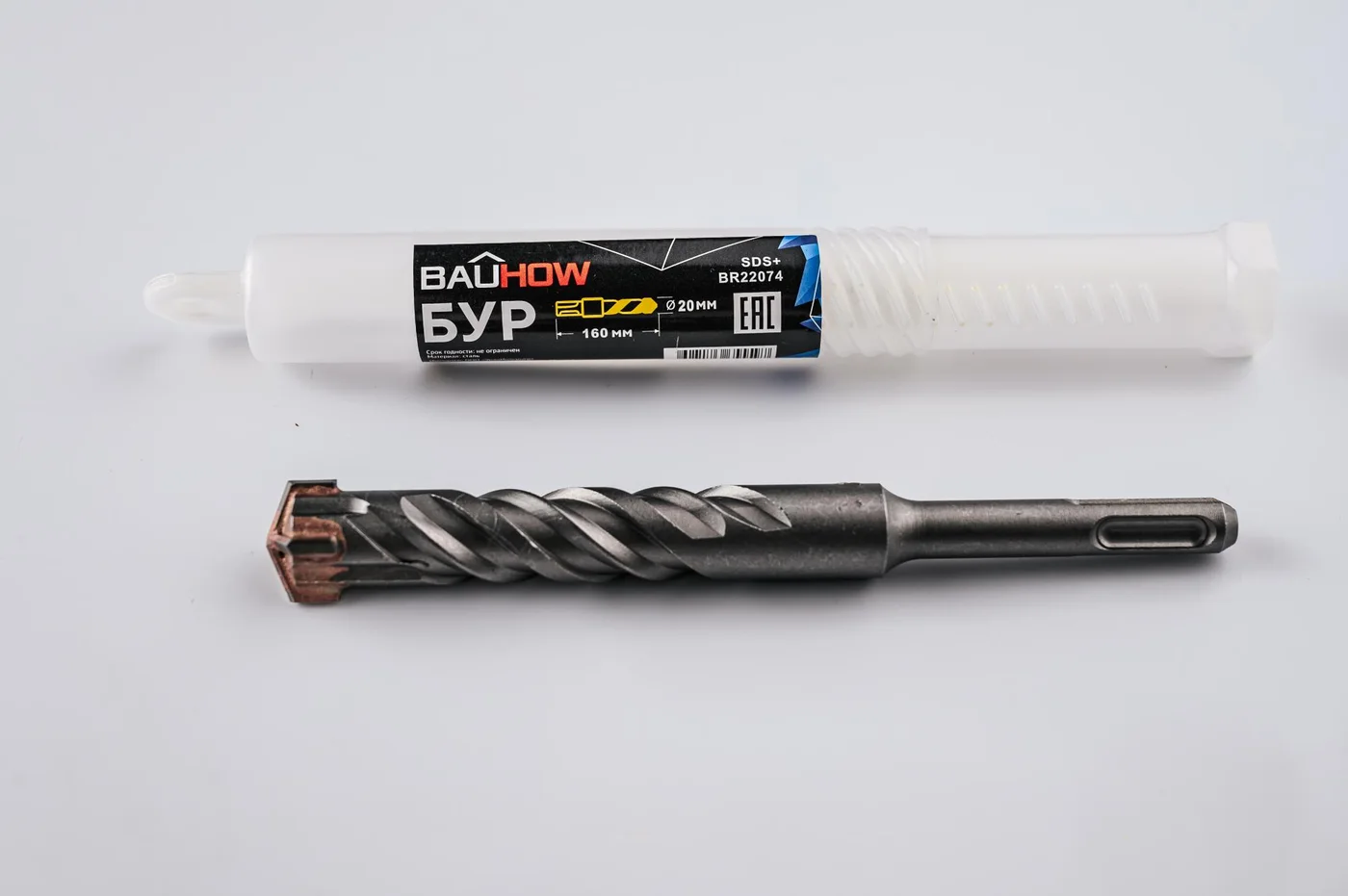 Бур SDS-Plus 20х160мм (110мм) четырехгранный BAUHOW