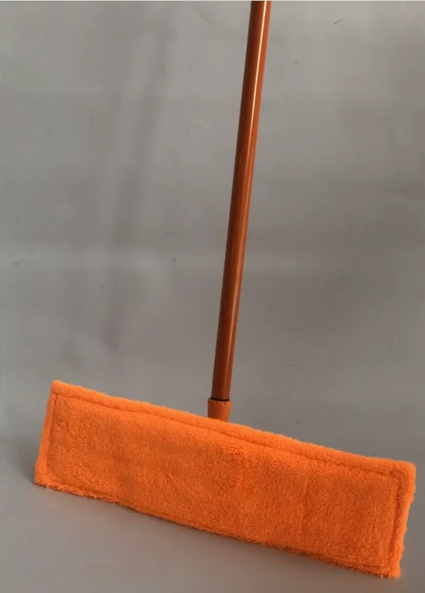 Швабра плоская ROOM BROOM 110см гладкая оранжевая
