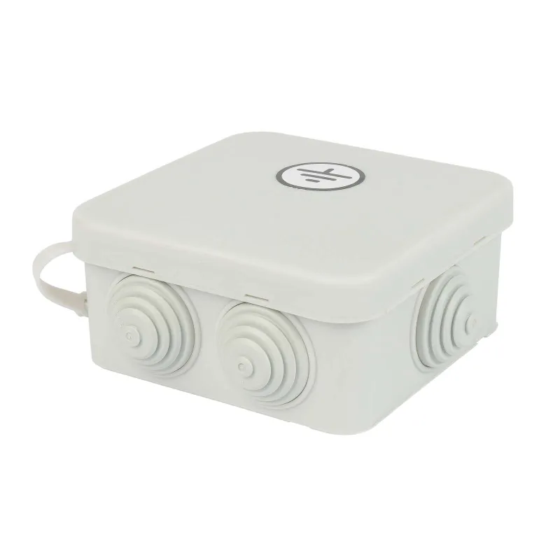 Коробка уравнивания потенциалов накладная серая IP55 85x85x40 мм Hegel