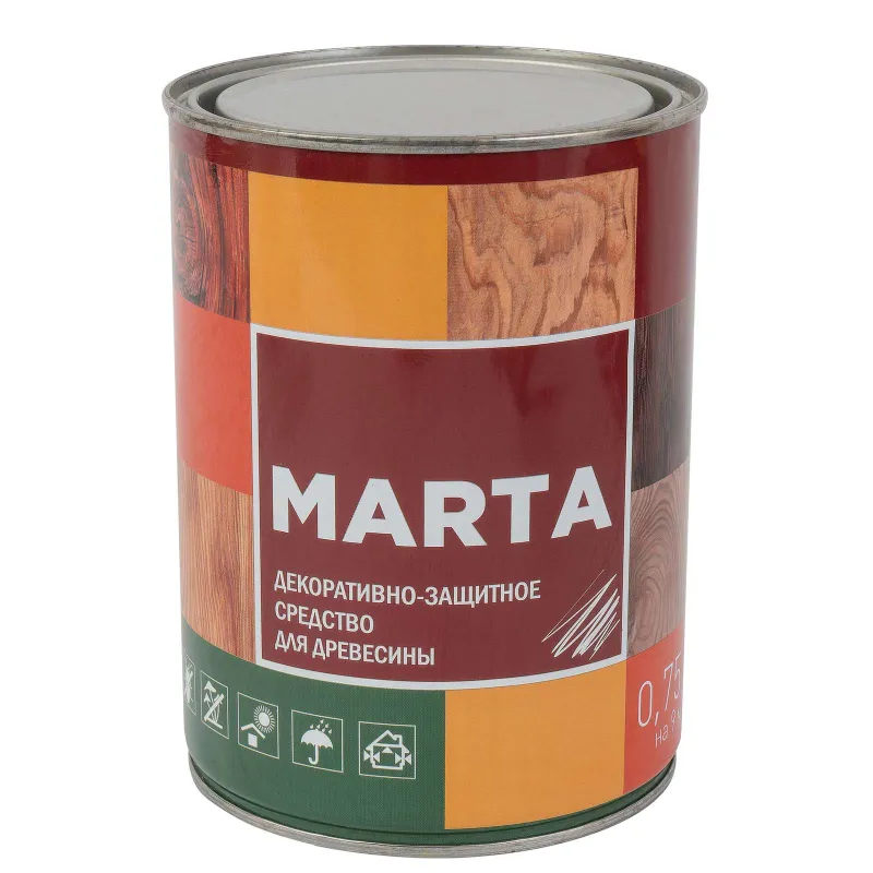 Деревозащитное средство Marta Махагон 0,75 л