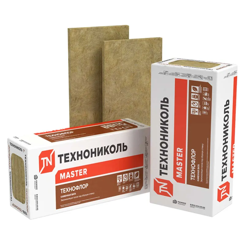 Утеплитель 1200х600х30мм Технониколь Технофлор Стандарт 110кг/м³ 5,7м²