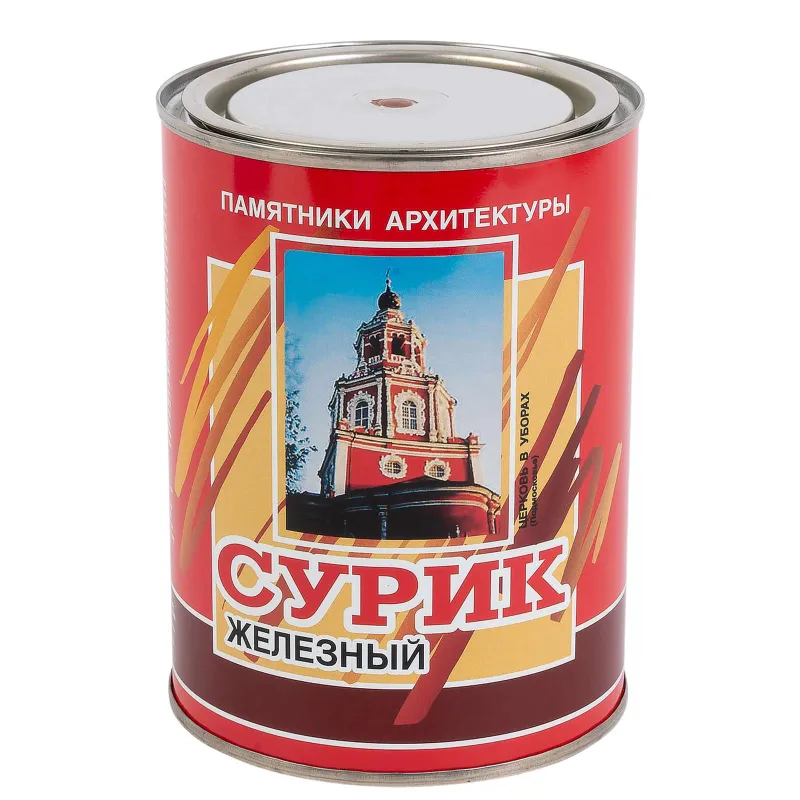 Краска масляная МА-15 Farbitex сурик глянцевая 1кг