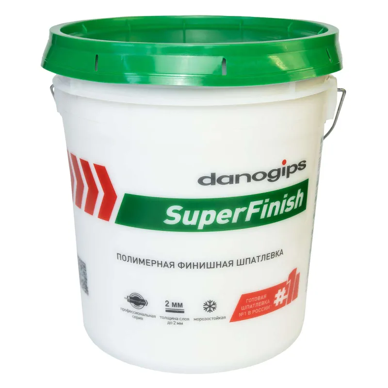 Шпаклевка финишная готовая Danogips SuperFinish, 28 кг