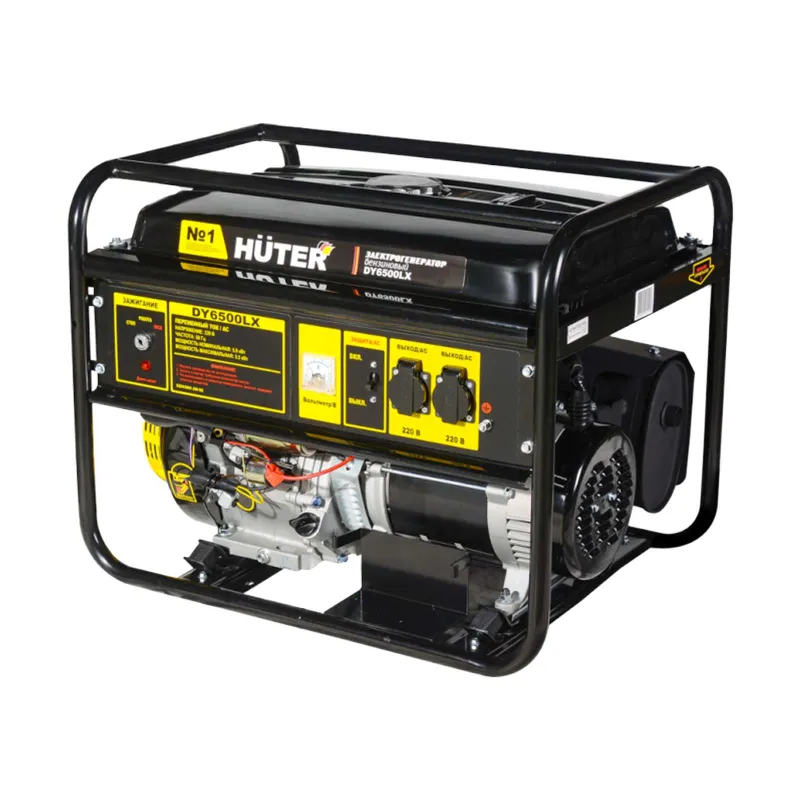Генератор бензиновый 5кВт DY6500LХ Huter