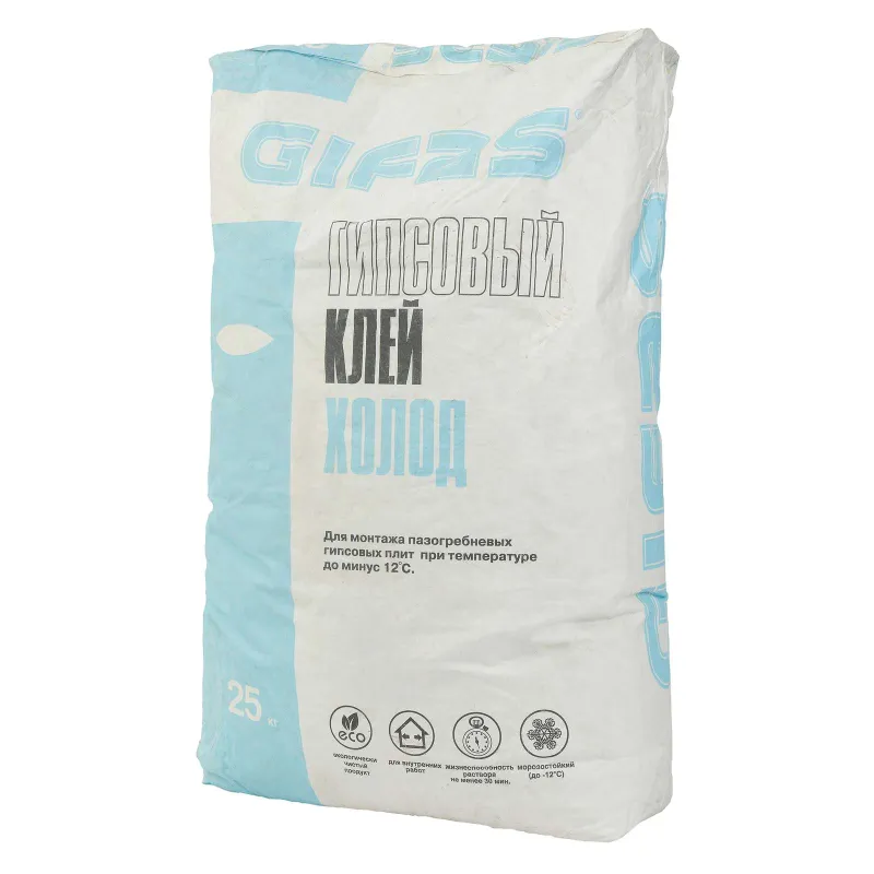 Клей монтажный Gifas зимний -12°С 25кг