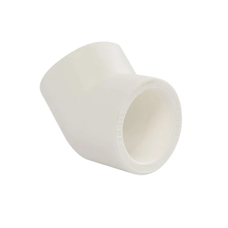Угольник полипропиленовый 40мм 45° соединительный TEBO