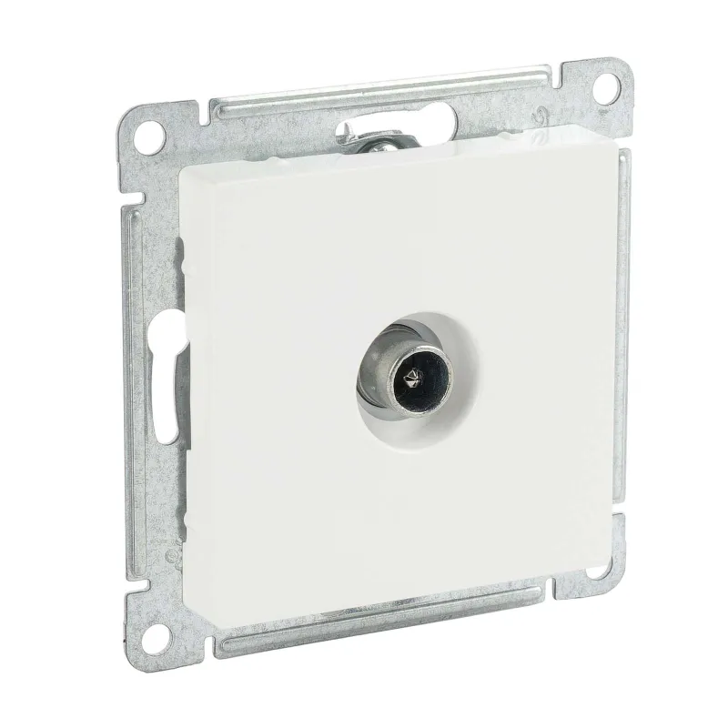 Механизм розетки ТВ оконечной AtlasDesign белый IP20 Systeme Electric
