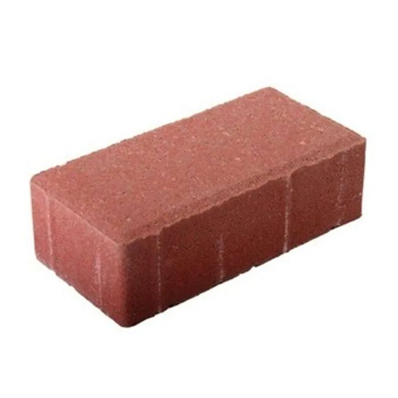 Брусчатка Кирпичик 100x200x40мм красная