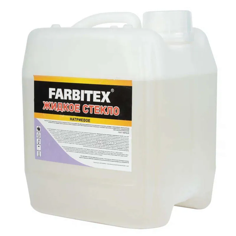 Стекло жидкое натриевое Farbitex 3,8кг