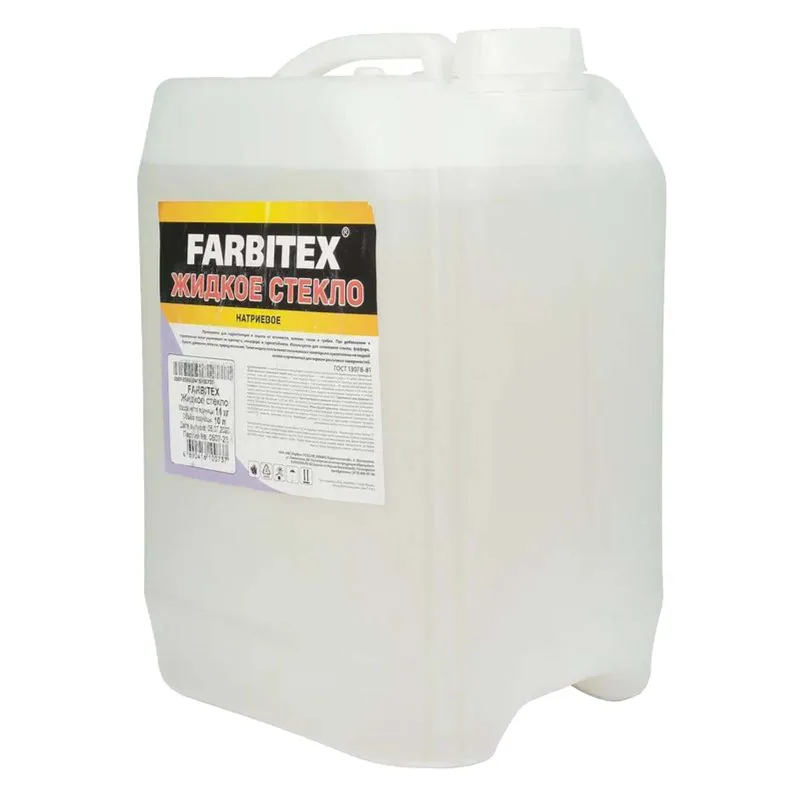 Стекло жидкое натриевое Farbitex 14кг