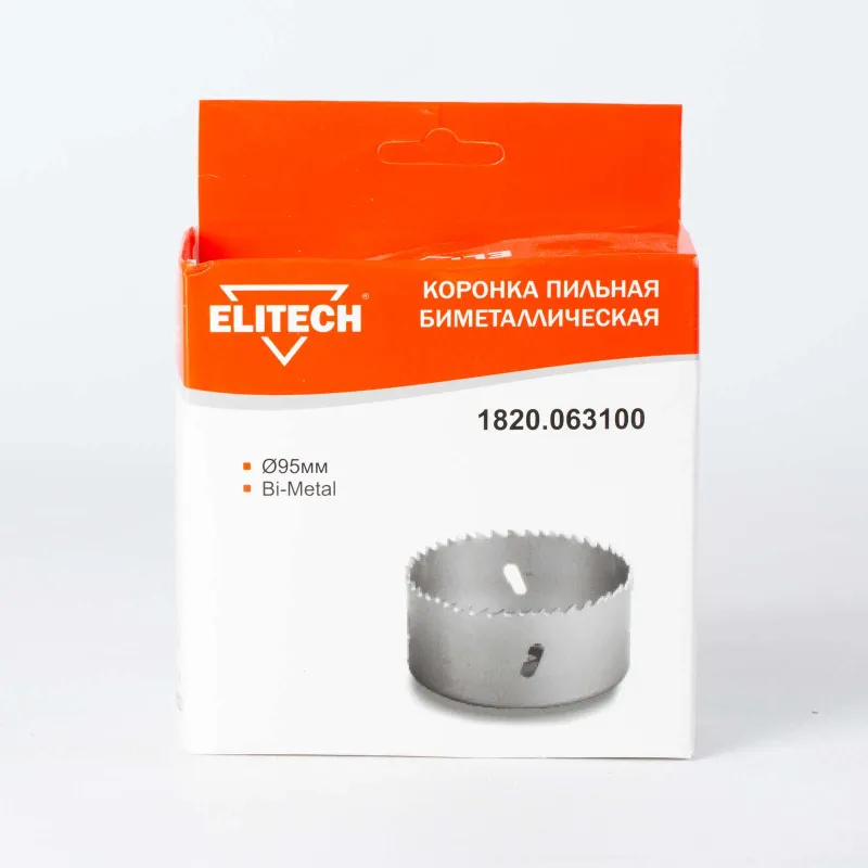 Коронка Elitech Bi-metal 95 мм