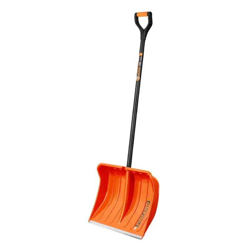Лопата снеговая 55х39см с деревянным черенком Finland Orange