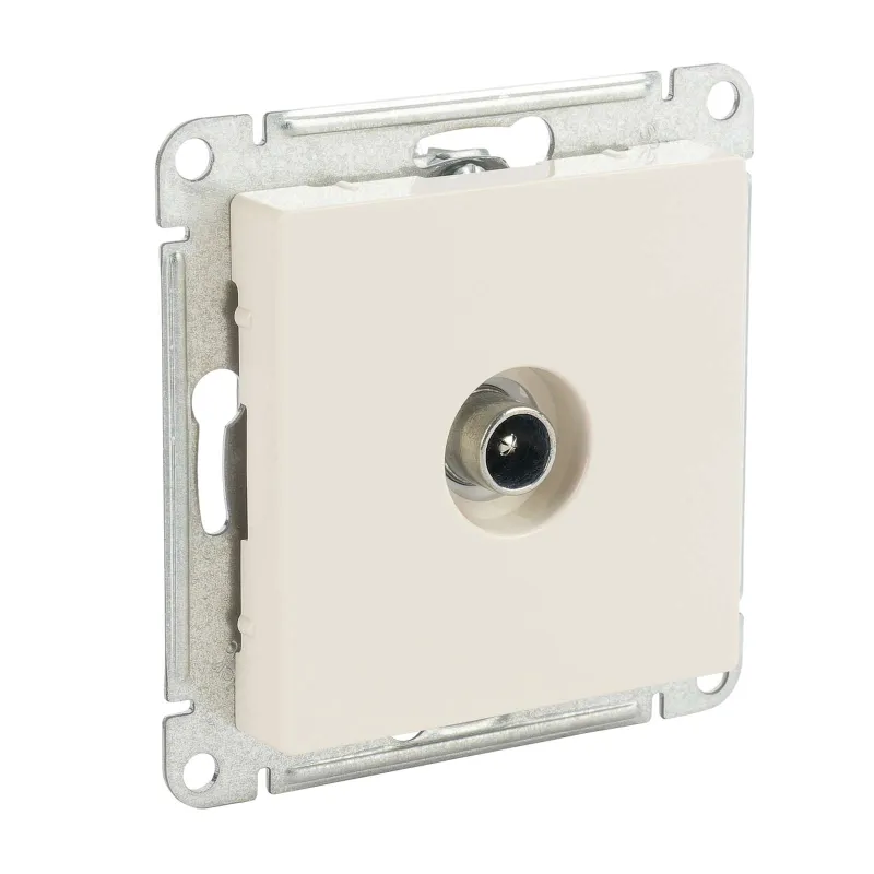 Механизм розетки ТВ оконечной AtlasDesign бежевый IP20 Systeme Electric