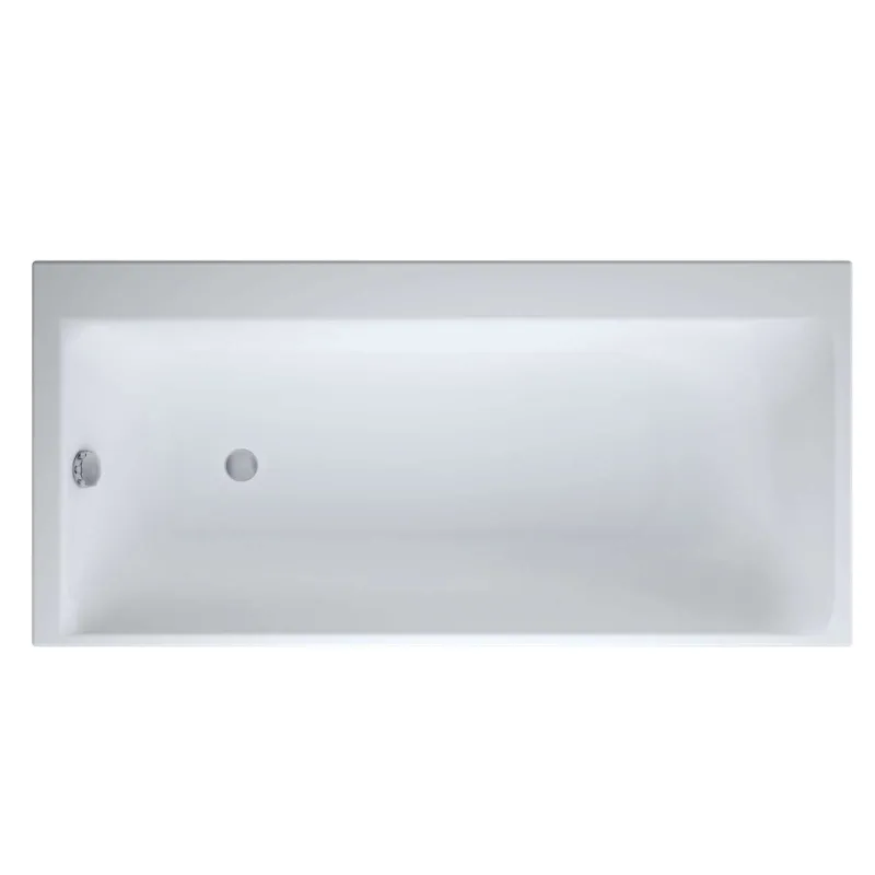 Ванна акриловая асимметричная правая Cersanit Smart 170x80см