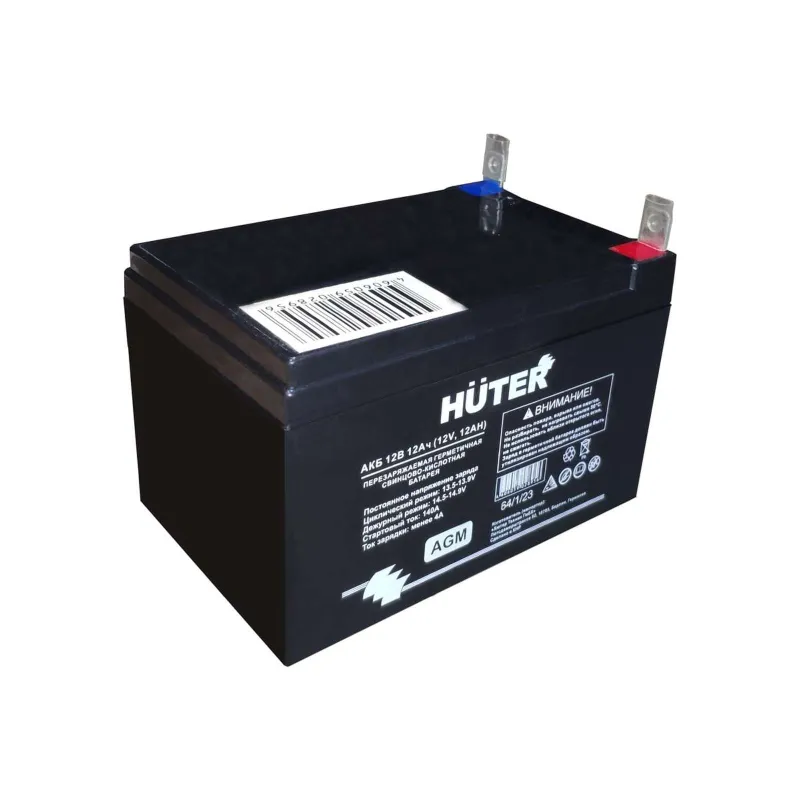 Батарея аккумуляторная Huter 12В 12Ач