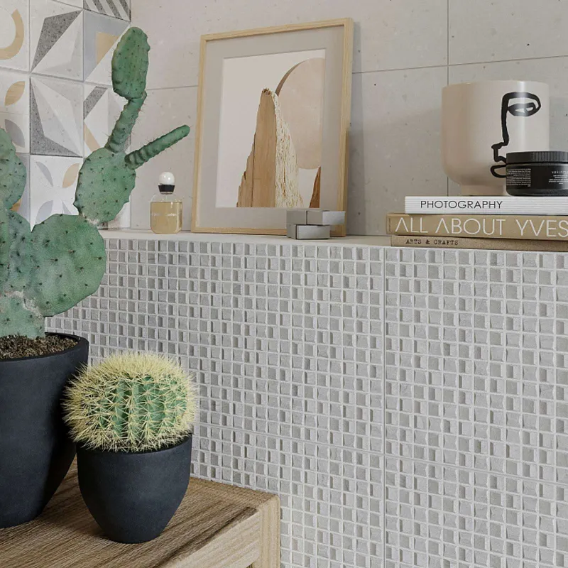 Плитка керамическая Unitile Supreme 250х600 мм grey mosaic 02