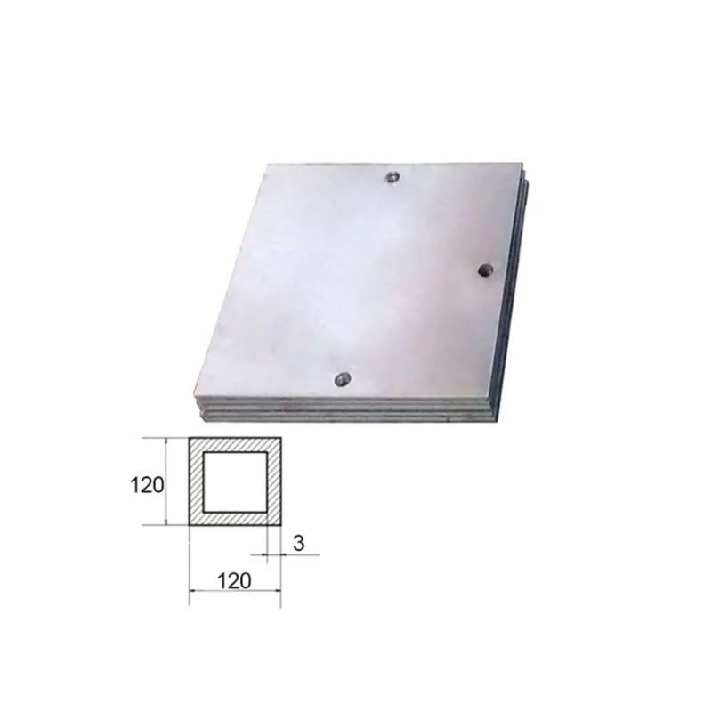 Закладная 120х120х3 мм