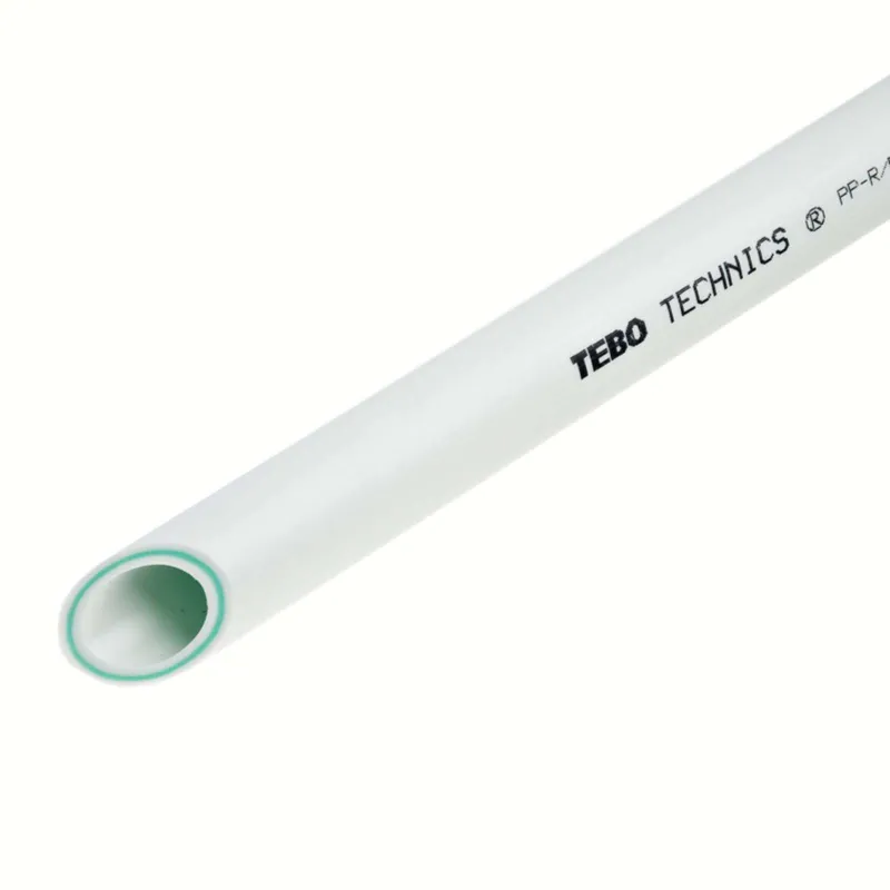 Труба полипропиленовая 25х3,5мм 2м SDR7,4 армированная стекловолокном TEBO