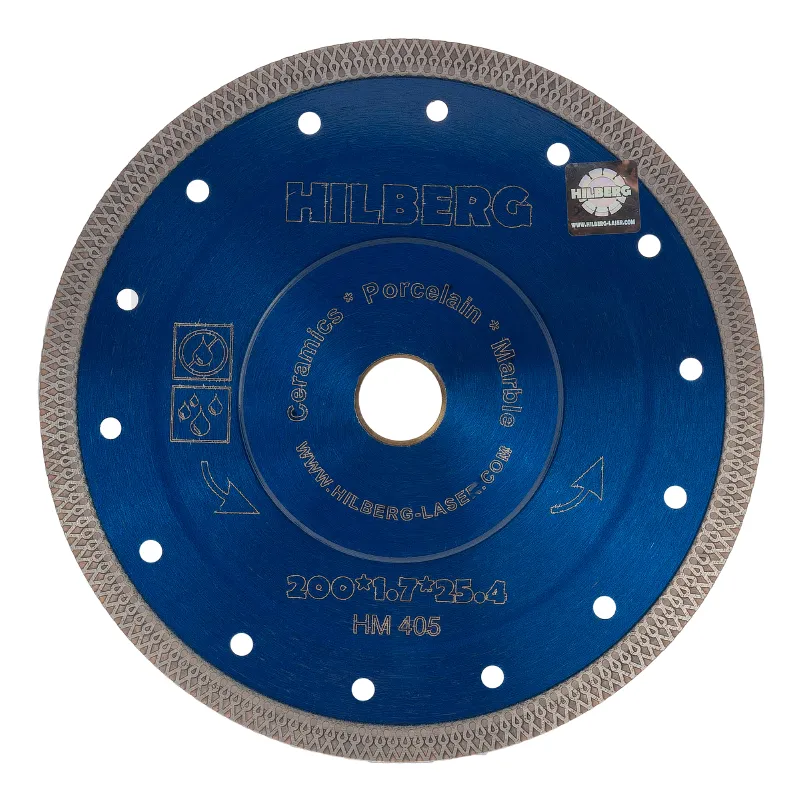 Диск алмазный Hilberg Hard Materials X-type 200x1,7x25,4 мм