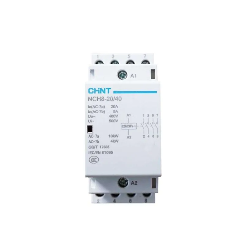 Контактор модульный NCH8-20/40 AC 4НО 20А 220-230В CHINT