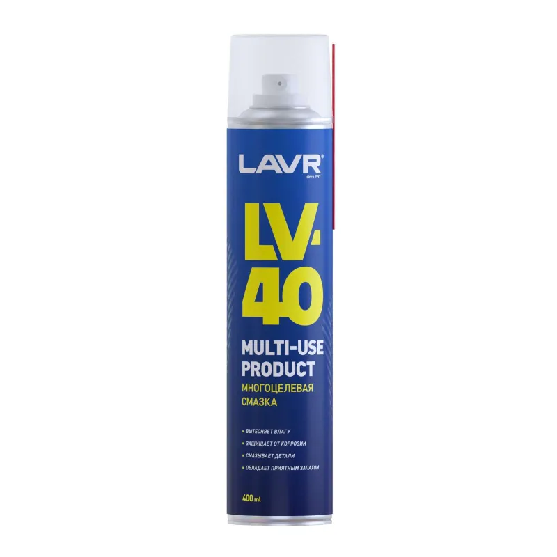 Смазка универсальная LAVR LV-40 400 мл