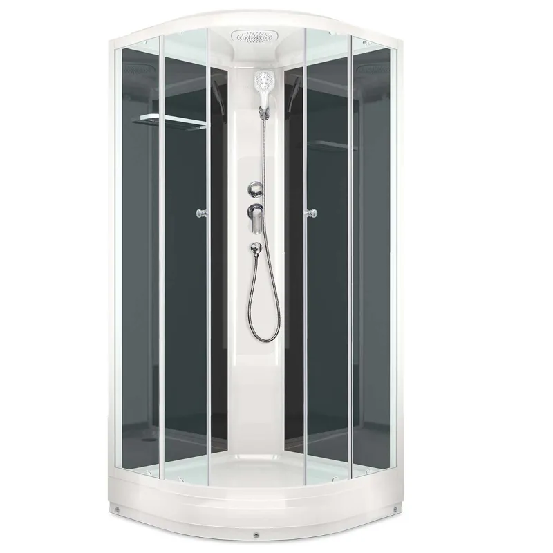 Душевая кабина Domani-Spa Delight Slim 99 низкий поддон 90х90х218 см прозрачные стекла