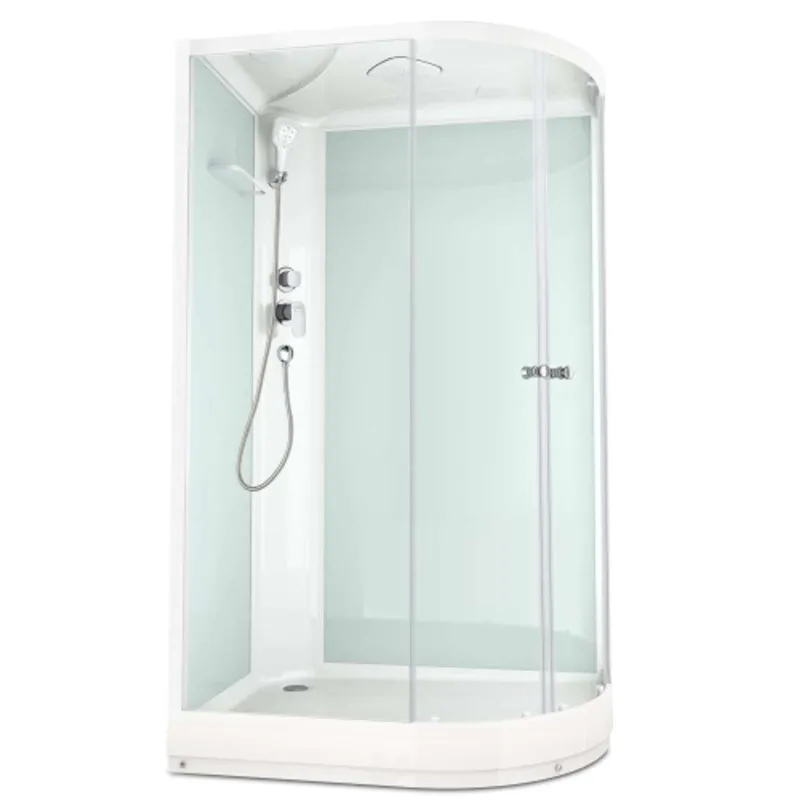 Душевая кабина Domani-Spa Delight Slim 128 L низкий поддон 120х80х218 см матовые стекла