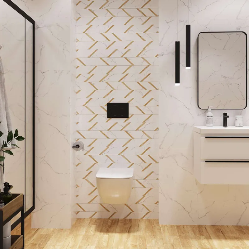 Плитка керамическая Global Tile Vega 400х270 мм белая