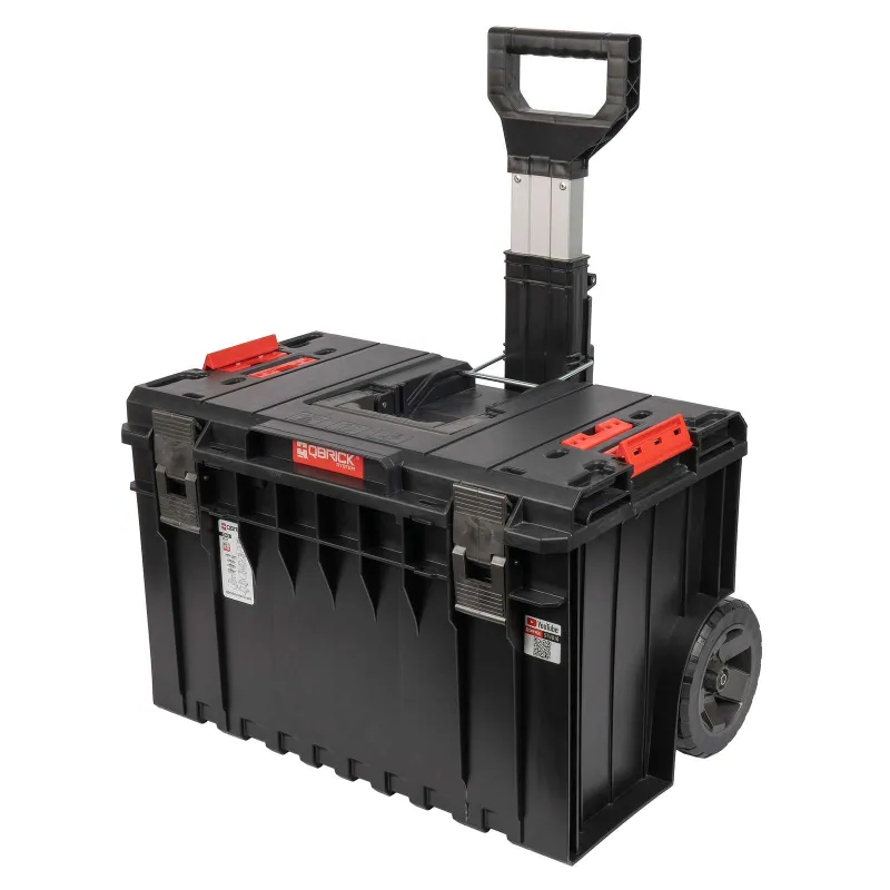 Ящик для инструментов на колесах с телескопической ручкой Qbrick System One Cart