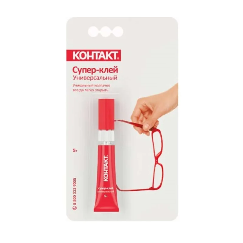Супер-клей универсальный Контакт 5 г