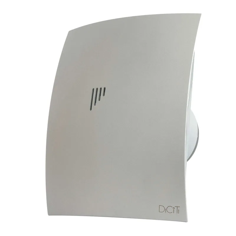 Вентилятор осевой вытяжной D100 25дБ 90м³/ч 220х175 мм серый Era Breeze
