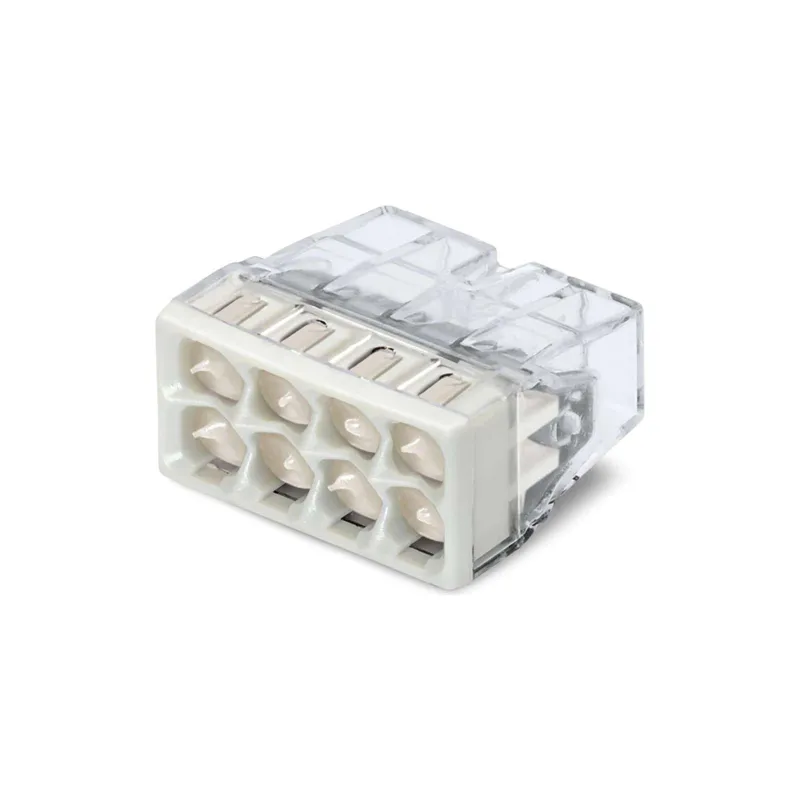 Клемма строительно-монтажная Rexant 2273-248 8-ми проводная 0,5-2,5 мм² 6 шт/уп