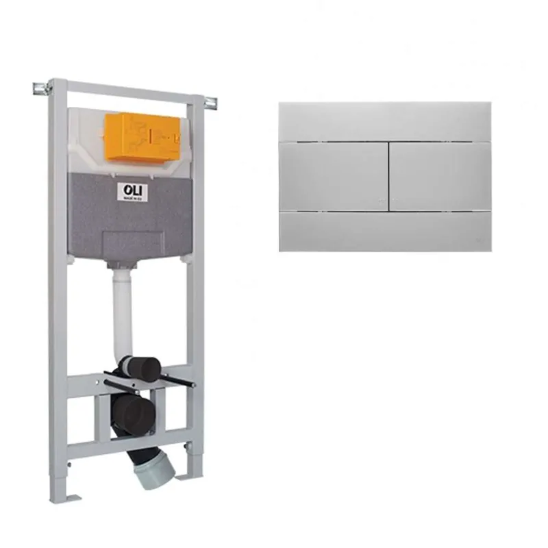 Инсталляция для унитаза OLI 120 ECO с кнопкой Slim 879236MSL00