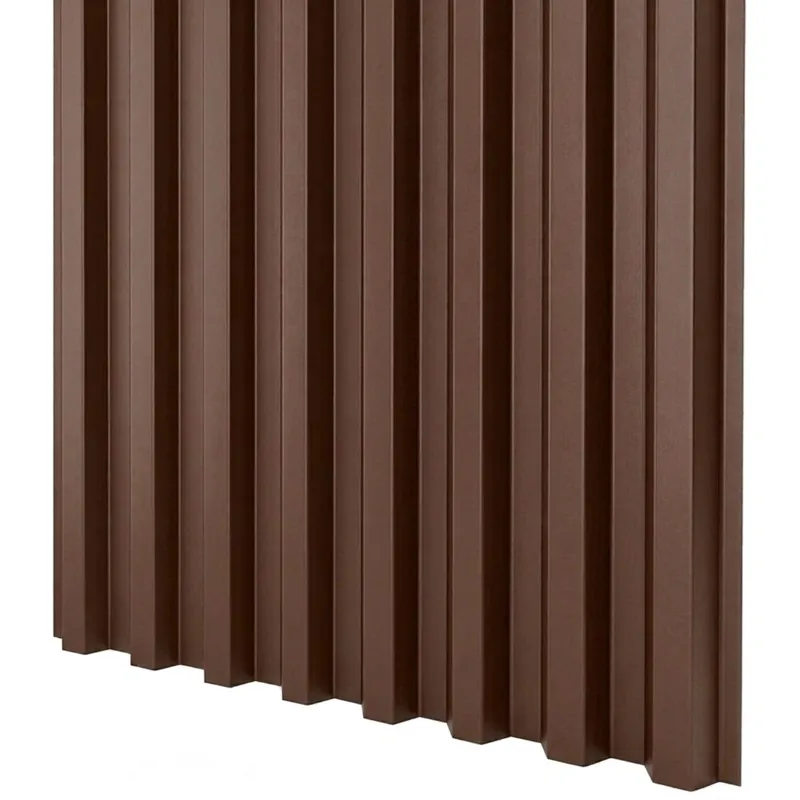 Профнастил МП20 1150x2500мм 0,45мм (RAL 8017) шоколад