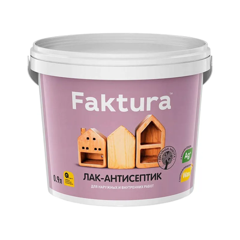 Лак акриловый Faktura махагон 0,9 л