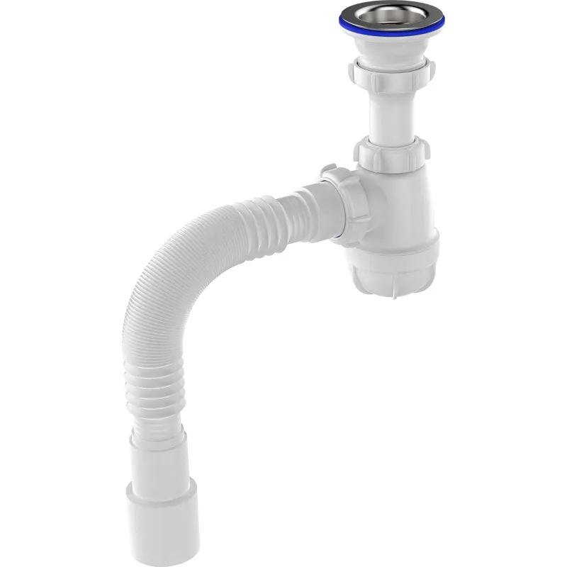 Сифон для раковины 1 1/2"х40 Aquant с выходом 40/50