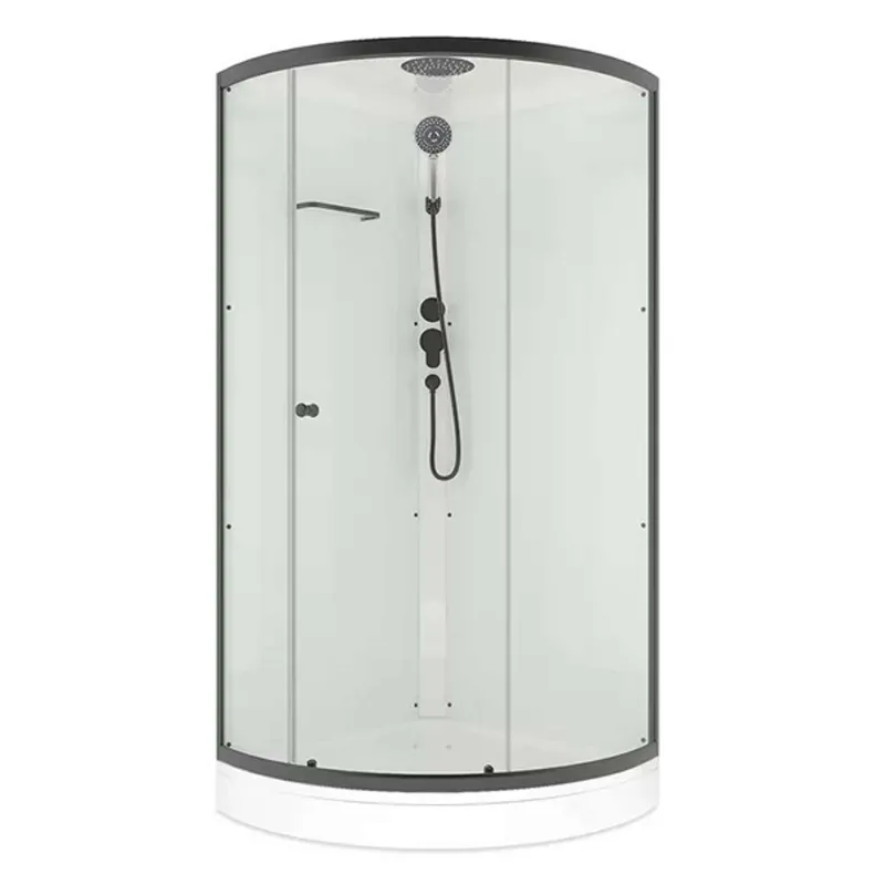 Душевая кабина Domani-spa Simple низкий поддон 90х90см стекло прозрачное 4мм