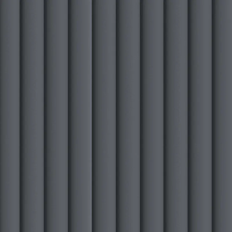 Панель стеновая МДФ Stella Wave black lead 2700x119x16 мм
