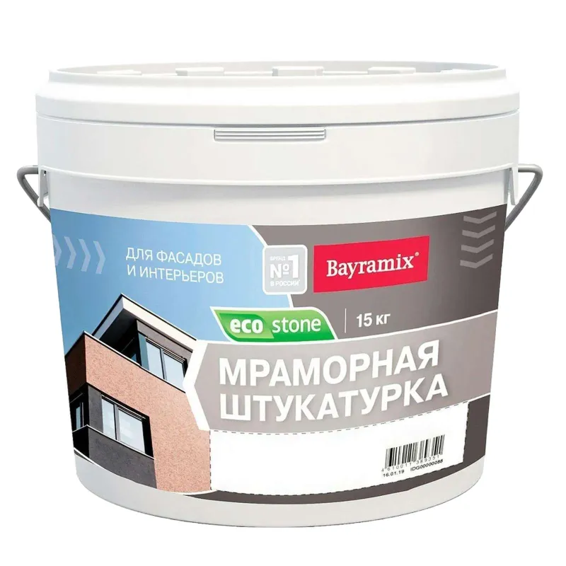 Штукатурка декоративная мраморная Bayramix EcoStone 971 15 кг