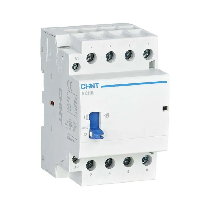 Контактор модульный NCH8-63M/40 AC 63А 220-240В ручное управление CHINT